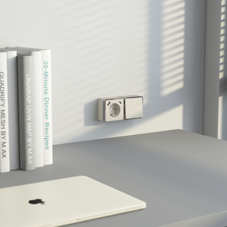 Выключатель одноклавишный проходной Gallant слоновая кость W5012003