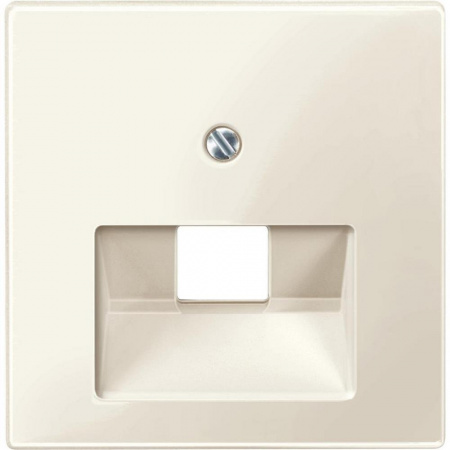 SE Merten SM Беж глянец Накладка розетки ТЛФ/комп 1-ой наклонной