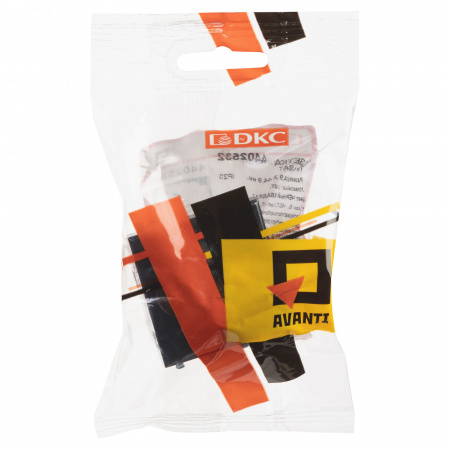 DKC Avanti Черный квадрат TV-FM-SAT 2 модуля