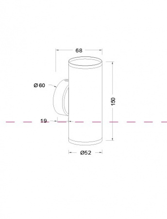 Настенный светильник (бра) C068WL-02B Maytoni Focus S