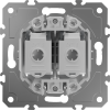 Donel Механизм розетки RJ45 + RJ45 (двойная) cat.6/ClassE-8/8, серия DB, DO16600