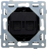 Donel Механизм компьютерной розетки 2-й RJ45 cat.6/ClassE, серия N96 Collect, DTM16600
