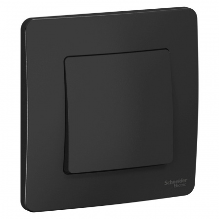 SE Blanca внутр Антрацит Выключатель 1-клавишный, 10А, 250B