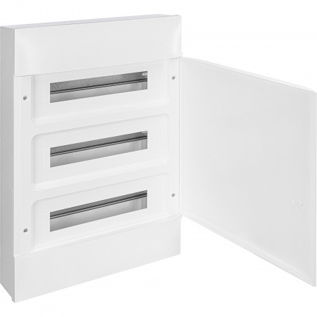 Legrand Practibox S Пластиковый щиток Навесной 3X18 Белая дверь