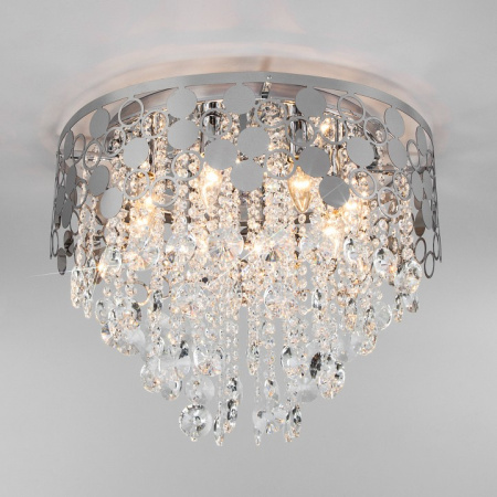 Умный подвесной светильник 10123/8 хром Eurosvet Lianna