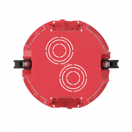 DKC Подрозеточная коробка для полых стен, глубиной 60мм, 2 модуля