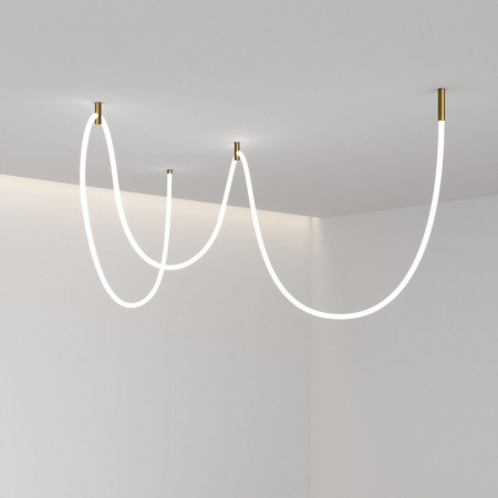 Подвесные крепления для круглого гибкого неона Full light FL 2880 латунь Elektrostandard Full light a063430