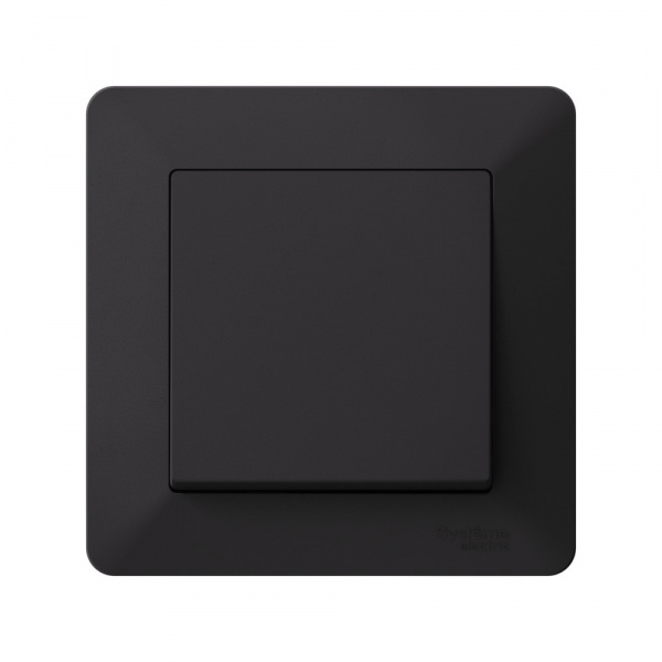 Systeme Electric AtlasDesign Air Карбон/дымчатый черный Рамка 1-ая