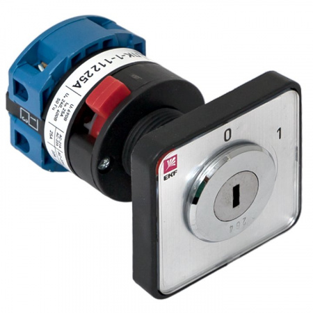 EKF PROxima Переключатель кулачковый ПК-1-112 25А 2P «0-1» с ключом