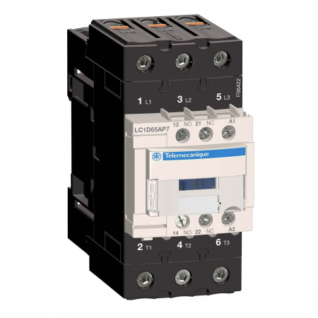Schneider Electric Contactors D Telemecanique Контактор 3P Everlink 440В, 65A, 3НО сил.конт. катушка 230В АС