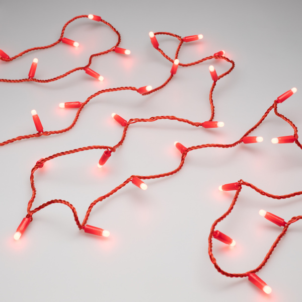 Arlight Светодиодная гирлянда ARD-STRING-CLASSIC-10000-RED-100LED-MILK-STD Red (230V, 7W) (Ardecoled, IP65)