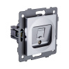 Розетка телефонная RJ11, серый Kollinger REA-009GY для Aspekt, Eleganz, Reflex