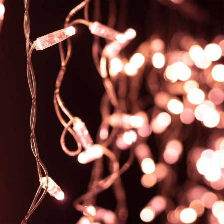 Arlight Светодиодная гирлянда ARD-EDGE-CLASSIC-2400x600-CLEAR-88LED-STD Rose Gold (230V, 6W) (Ardecoled, IP65)