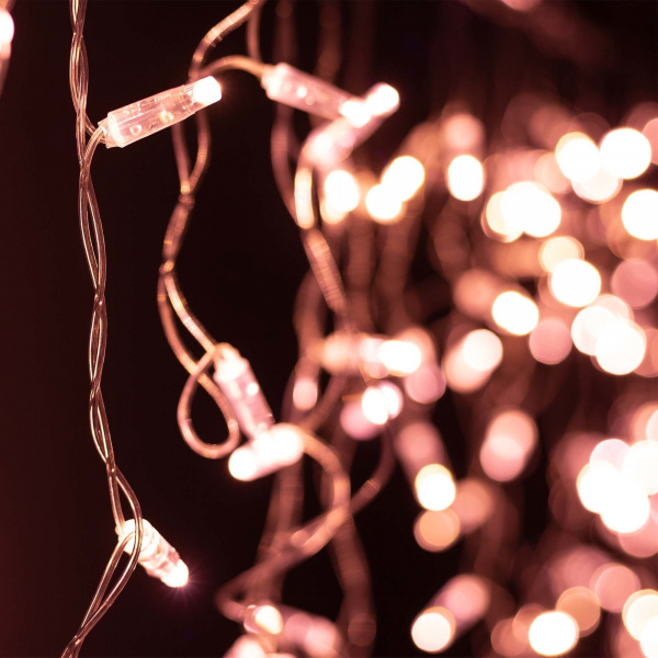 Arlight Светодиодная гирлянда ARD-EDGE-CLASSIC-2400x600-CLEAR-88LED-STD Rose Gold (230V, 6W) (Ardecoled, IP65)