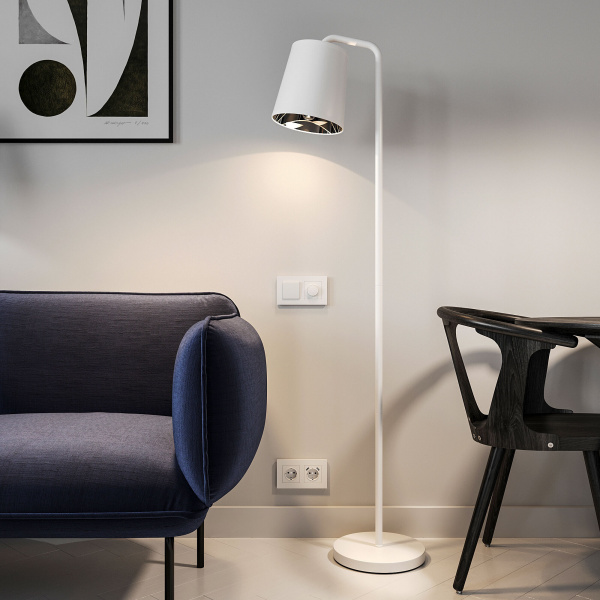 Рамка из поликарбоната на 2 поста Slab белый софт W0022961