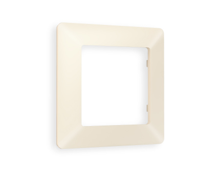 Рамка ALFA Line (Бежевый матовый) 1-ая AF110331