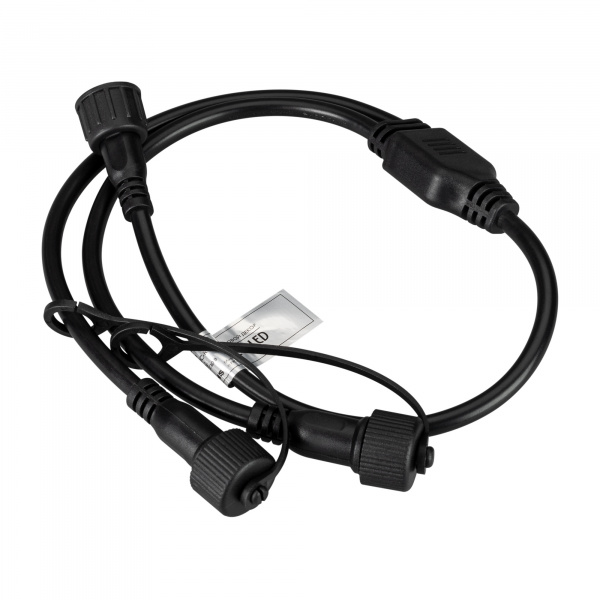 Arlight Коннектор питания ARD-CLASSIC-SYNC-RGB Black (230V, 2 ports) (Ardecoled, Закрытый)