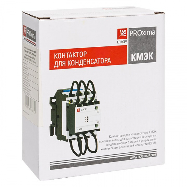 EKF PROxima Контактор для конденсатора КМЭК 20квар 400В 2NО+1NC
