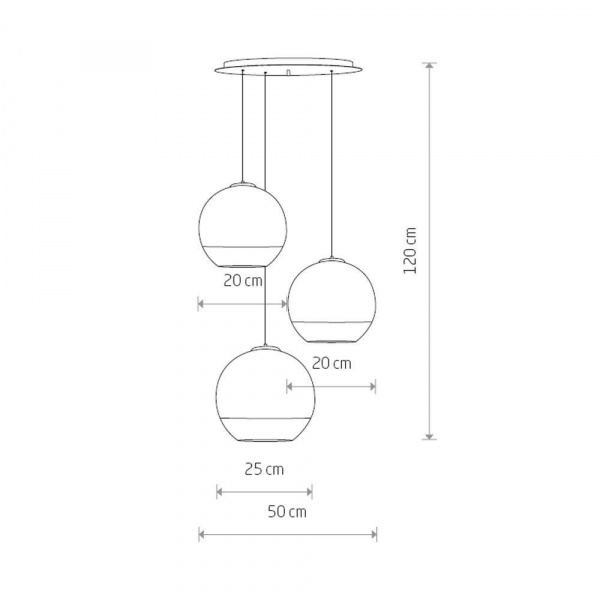Подвесная люстра Nowodvorski Globe PLus 7607