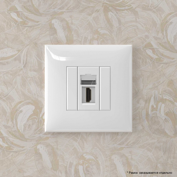 DKC Avanti Белое облако Розетка одинарная тип А-А HDMI