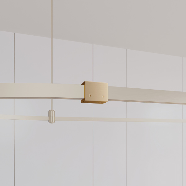 Arlight Коннектор прямой с питанием ART-APRIORI-CON-H-POWER (GD, горизонтальный) (IP20 Металл, 3 года)