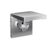 Systeme Electric ArtGallery Алюминий Розетка с заземл. со шторк. с крышкой, 16А, IP20, механизм