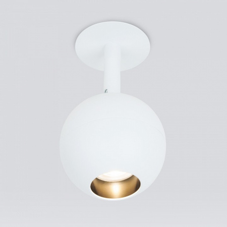 Встраиваемый светодиодный светильник белый 9925 LED Elektrostandard Ball a053734