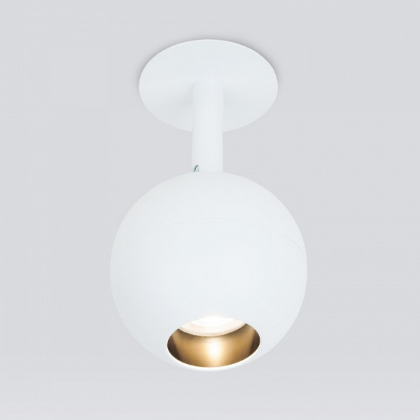 Встраиваемый светодиодный светильник белый 9925 LED Elektrostandard Ball a053734