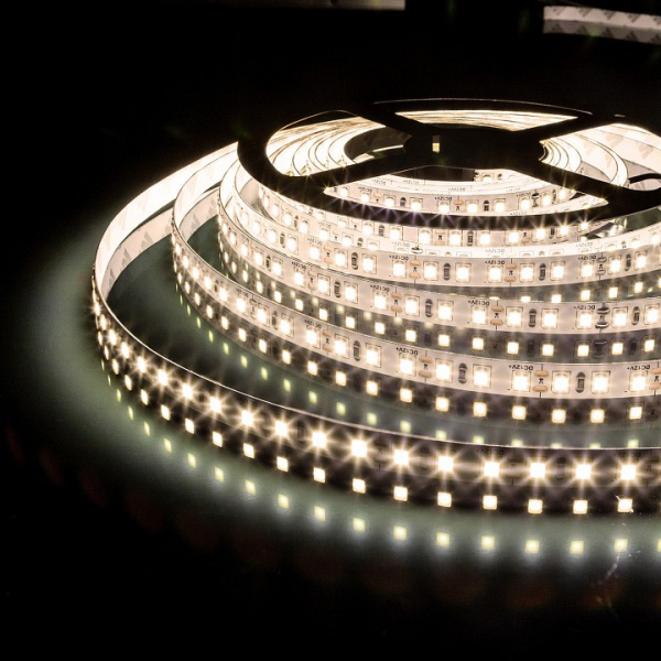 Светодиодная лента Лента светодиодная 12V 9,6W 120Led 2835 IP65 теплый белый, 5м Elektrostandard 12V 9,6W a052849 Светодиодная лента Лента светодиодная 12V 9,6W 120Led 2835 IP65 теплый белый, 5м Elektrostandard 12V 9,6W a052849