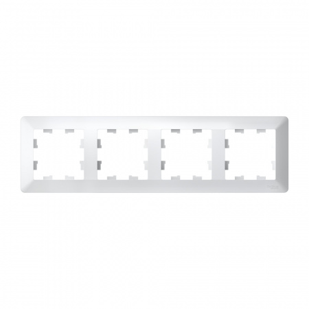 Systeme Electric AtlasDesign Air Белый/дымчатый белый Рамка 4-ая