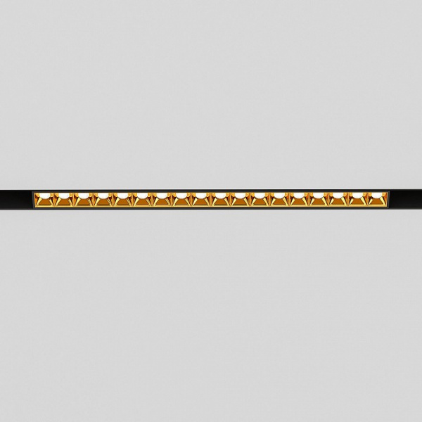 Slim Magnetic Трековый светильник 18W 4000K Artas (чёрный/золото) 85104/01 Elektrostandard Slim Magnetic a064530