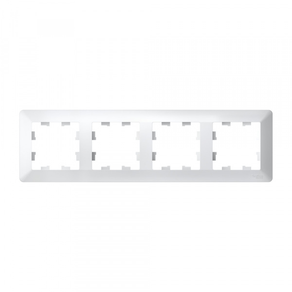 Systeme Electric AtlasDesign Air Белый/дымчатый белый Рамка 4-ая Systeme Electric AtlasDesign Air Белый/дымчатый белый Рамка 4-ая