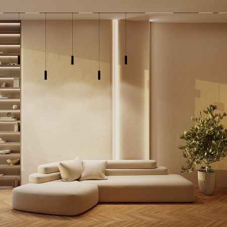 Трековый подвесной светильник TR041-2-12W3K-B Maytoni Focus LED