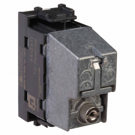 DKC Avanti Черный матовый Розетка TV проходная 1 модуль