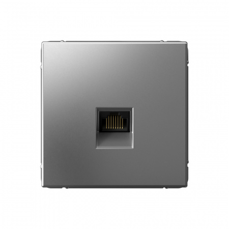 Systeme Electric ArtGallery Сталь Розетка компьютерная RJ45, кат. 5е, механизм