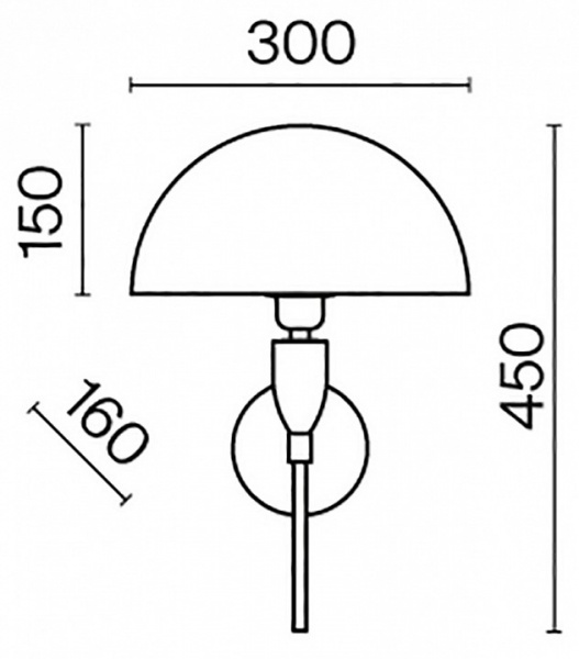 Настенный светильник (бра) Table & Floor Z034WL-01CH Maytoni Prima