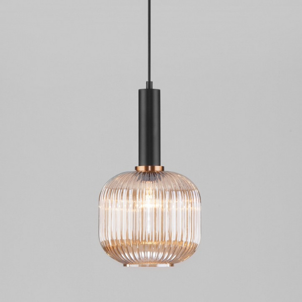 Подвесной светильник 50182/1 янтарь Eurosvet Bravo