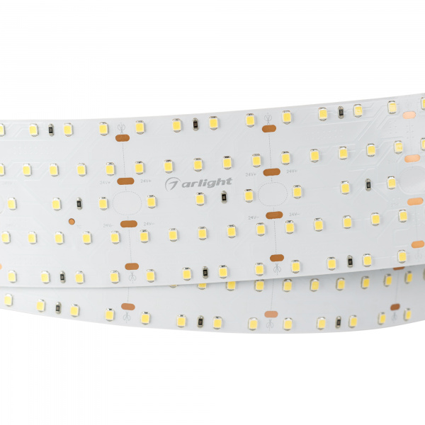 Arlight Светодиодная лента S2-2500 24V White 6000K 59mm (2835, 420 LED/m, LUX) (30 Вт/м, IP20)