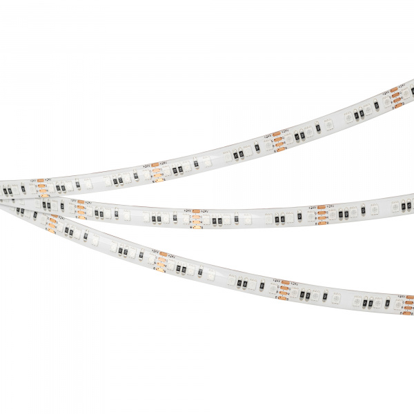 Arlight Лента герметичная RTW-SE-A120-8mm 24V RGB (12 W/m, IP65, 2835, 5m) (5 лет)