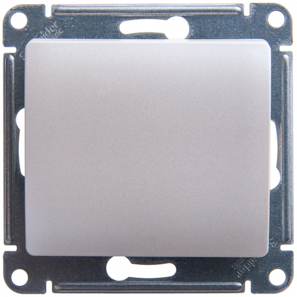 SE Glossa Перламутр Выключатель 1-клавишный сх.1, 10AX