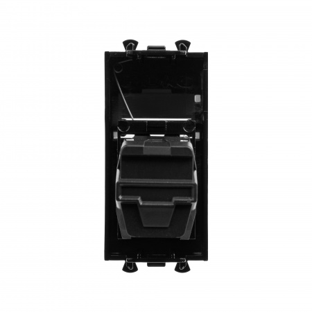 DKC Avanti Черный матовый Розетка тип А-А HDMI 1 модуль