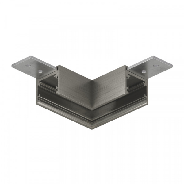 TR5731-DN Угловой элемент для трека SHINE BASE 90° потолок-потолок, темный никель, алюминий