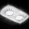 Встраиваемый светодиодный светильник Ambrella light Led S234/2 W/CH/WH