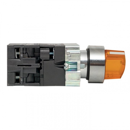 Переключатель BD21 2P c желтой подсветкой 230В NO EKF PROxima