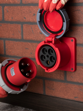 EKF PROxima Розетка стационарная внутренняя 3452 3Р+РЕ+N 125А 380В IP67