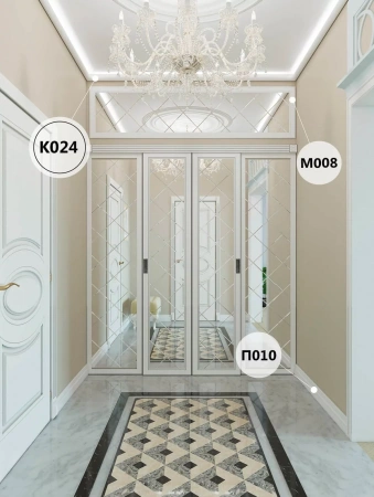 Карниз KX024, 55х50, 2000мм, Экополимер/15