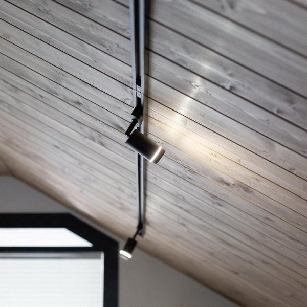 Однофазный шинопровод черный 1м (в комплекте ввод питания и заглушка) 85079/00 Elektrostandard Track Rail BK Surface a057071