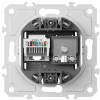 Donel Механизм розетки RJ45/TV cat.5, ClassE-8/0-2400 МГц, серия DB, DB36100