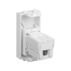 DKC Avanti Белое облако Розетка телефонная RJ-12 1 модуль