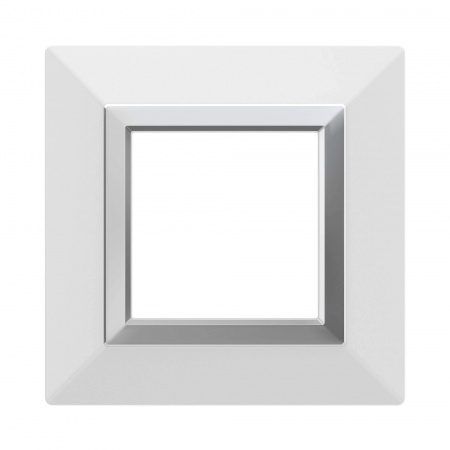 DKC Avanti Белый Металл Рамка 2 модуля